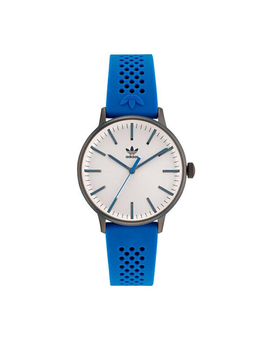 Adidas Unisex's Blue Rubber Watch - One Size