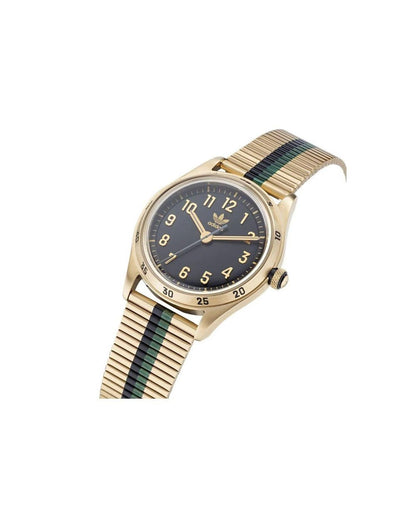 Adidas Unisex's Gold Stainless Steel Watch - One Size