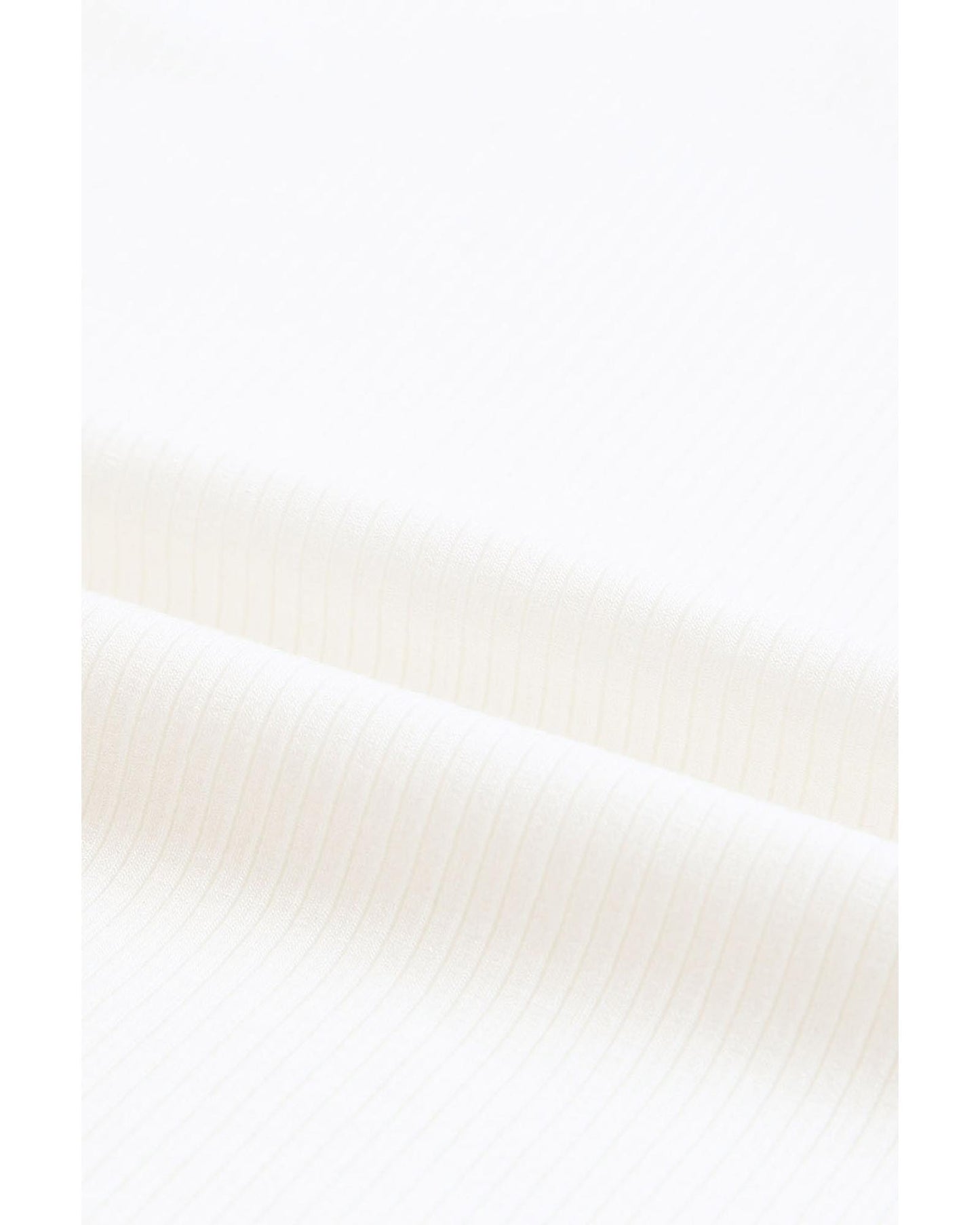 Azura Exchange Dotty Mesh Ruffle Sleeve Ribbed Knit Top - S