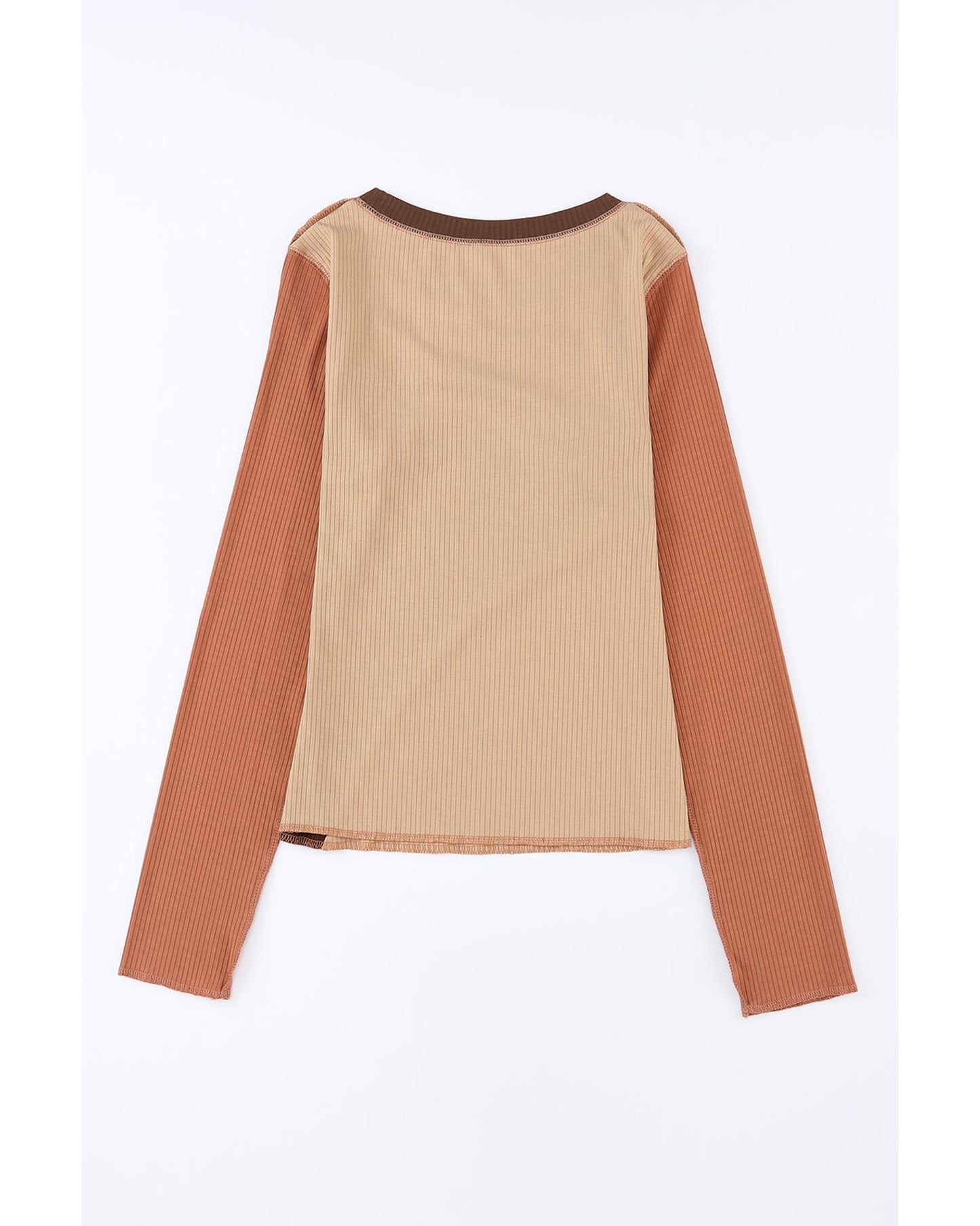 Azura Exchange Color Block Ribbed Knit Top - M