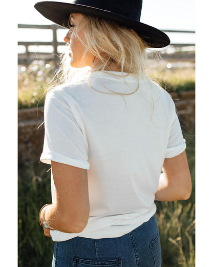 Azura Exchange Heart Print T-shirt - S