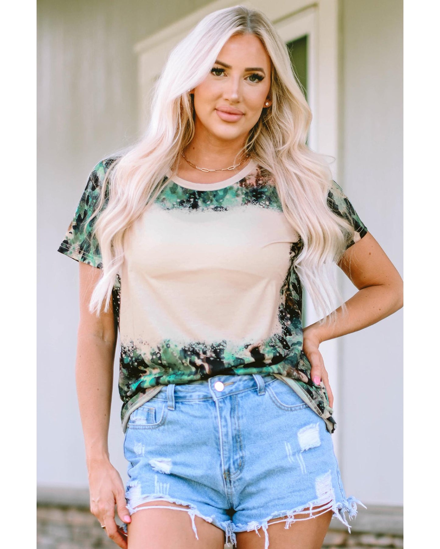 Azura Exchange Leopard Print Graphic T-Shirt - S
