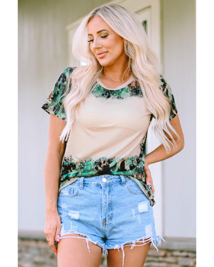 Azura Exchange Leopard Print Graphic T-Shirt - S