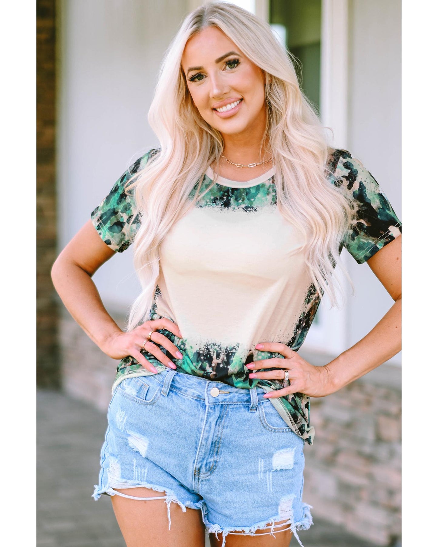 Azura Exchange Leopard Print Graphic T-Shirt - S