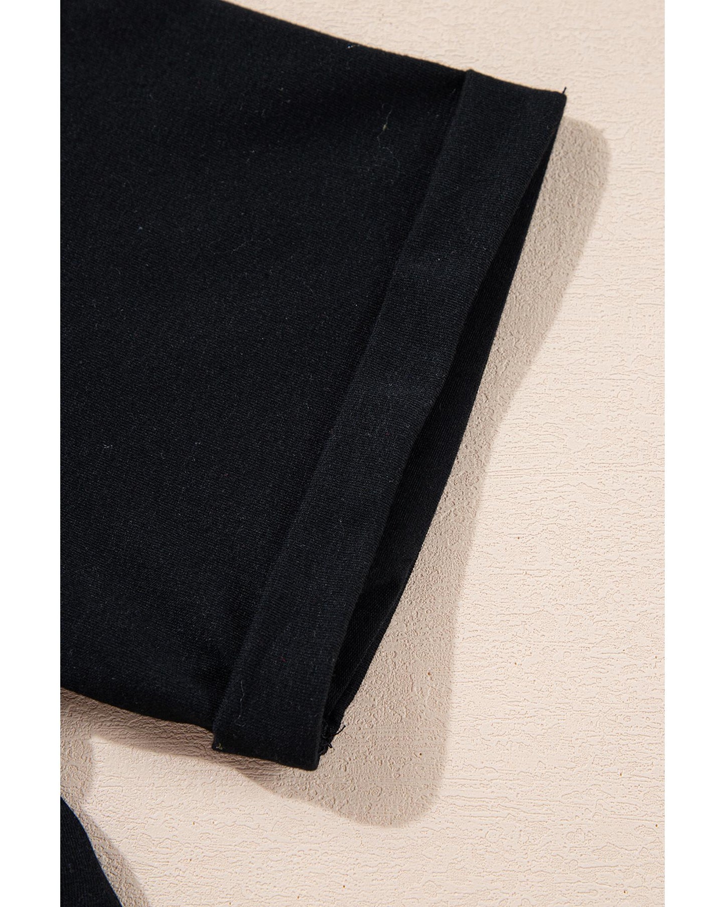 Black Heat Transfer Printing Christmas Tree Bowknot T-Shirt - M