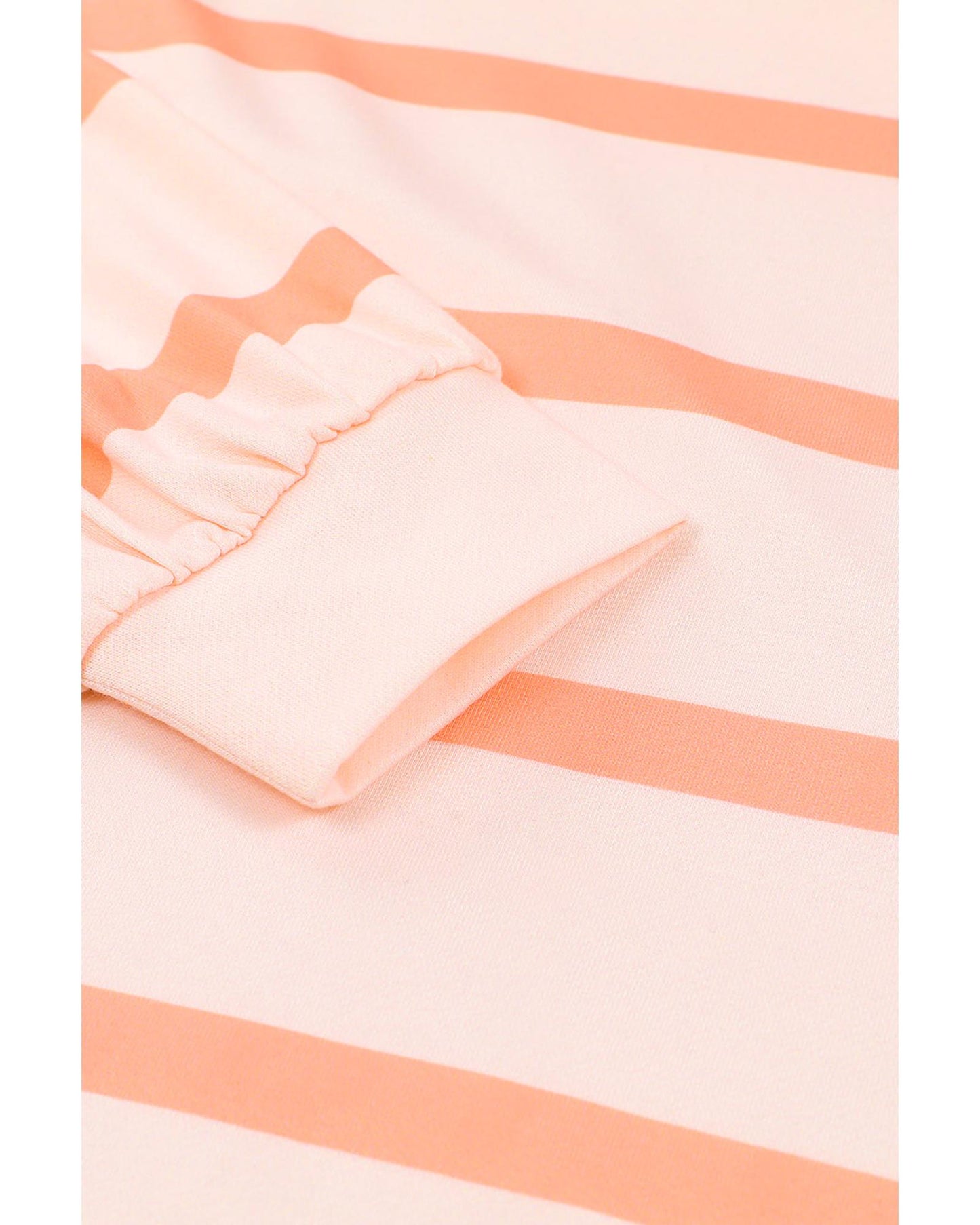 Azura Exchange Drop Shoulder Pullover Sweatshirt with Striped Pattern - M