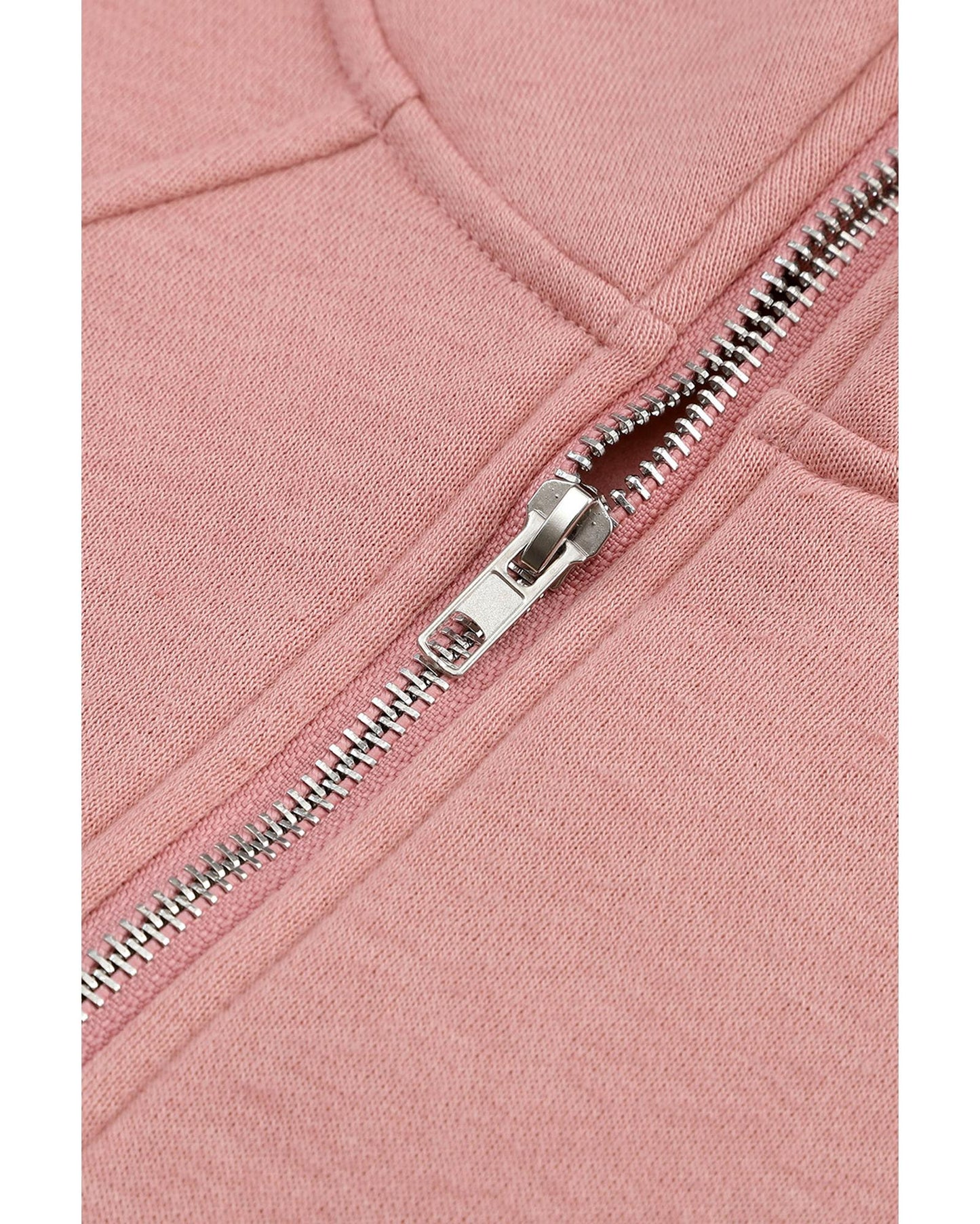 Azura Exchange Quarter Zip Kangaroo Pocket Hoodie - L