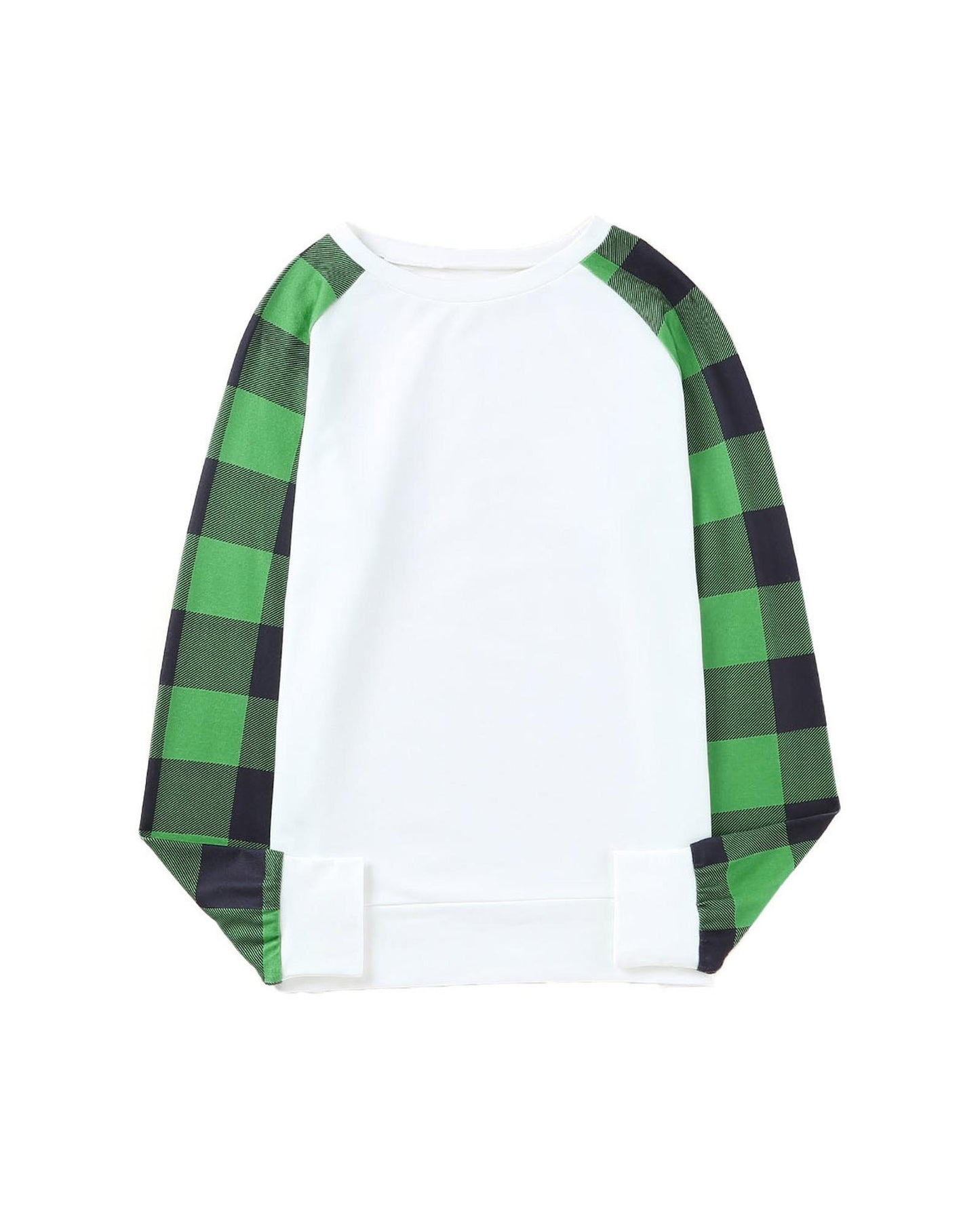 Azura Exchange Plaid Long Sleeve Sweatshirt - L