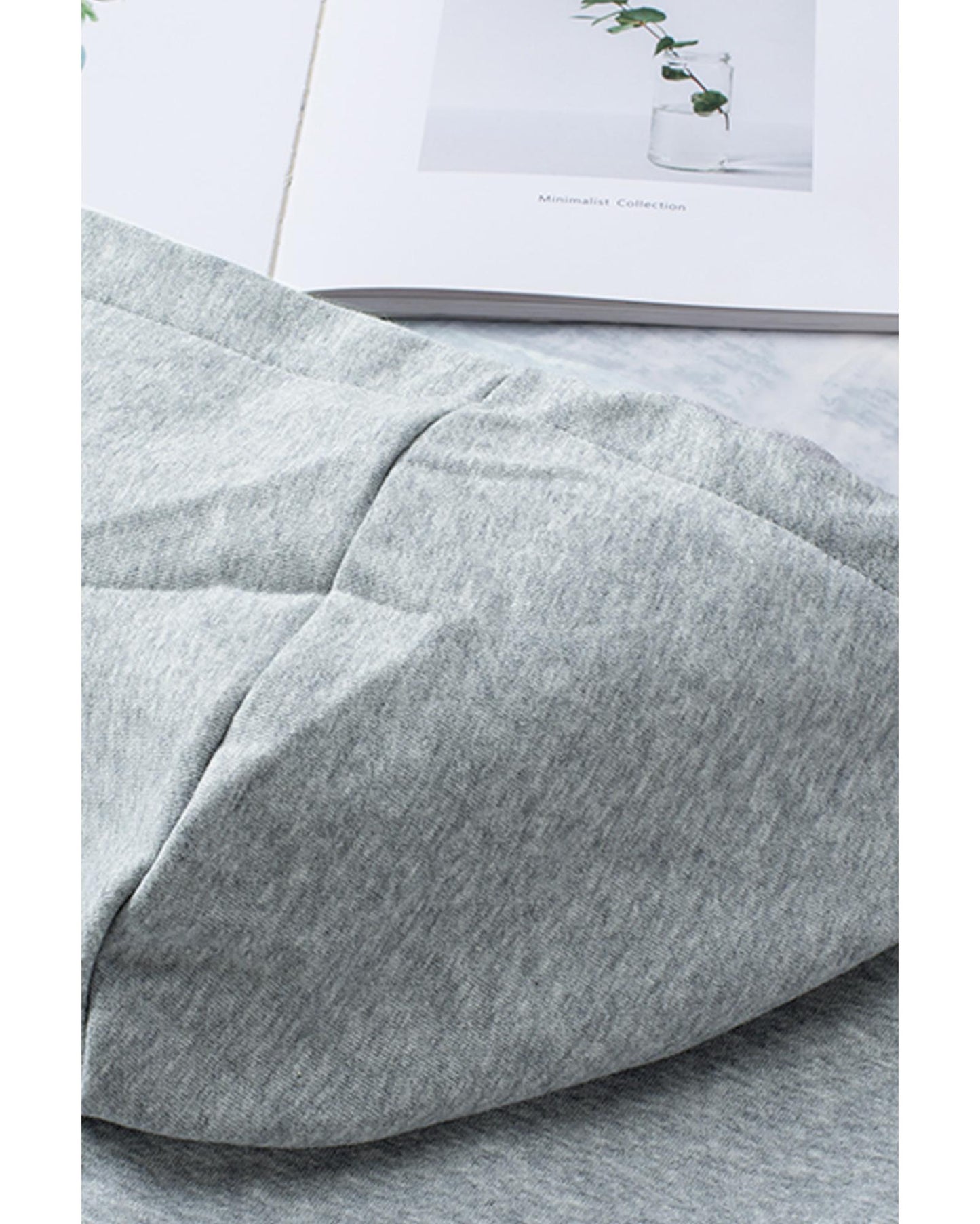 Azura Exchange Lace-up Grey Casual Hoodie - M