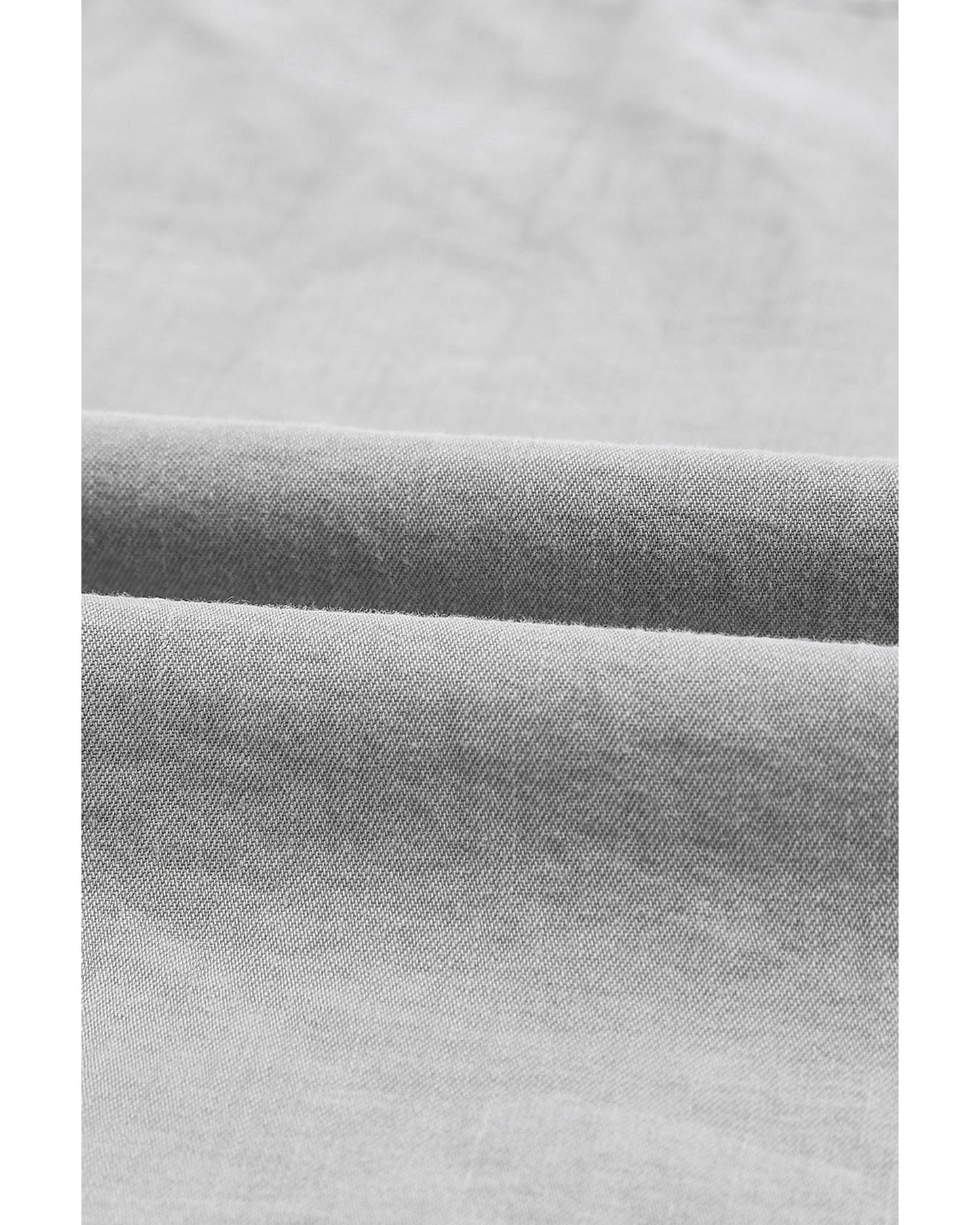 Azura Exchange Denim Shirt with Turn-down Collar - M