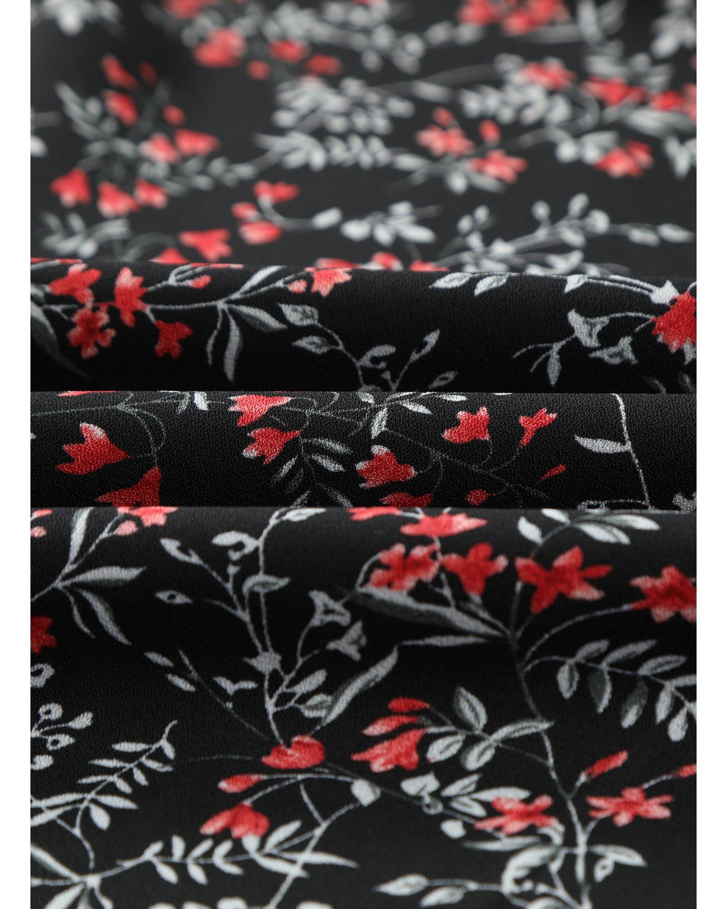 Azura Exchange Floral Ruffled Crop Top and Maxi Skirt Set - L