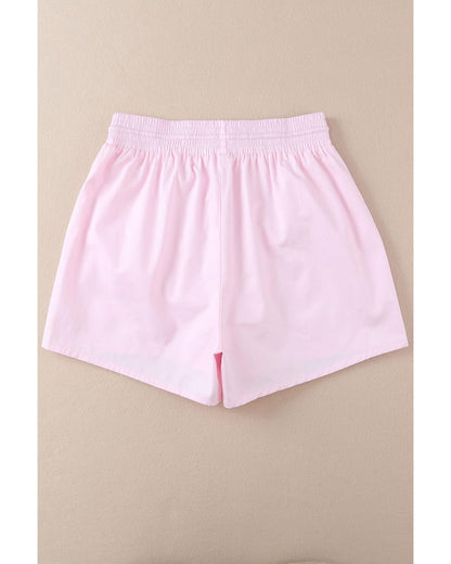 Azura Exchange Embroidered Floral Tasseled Shorts - S
