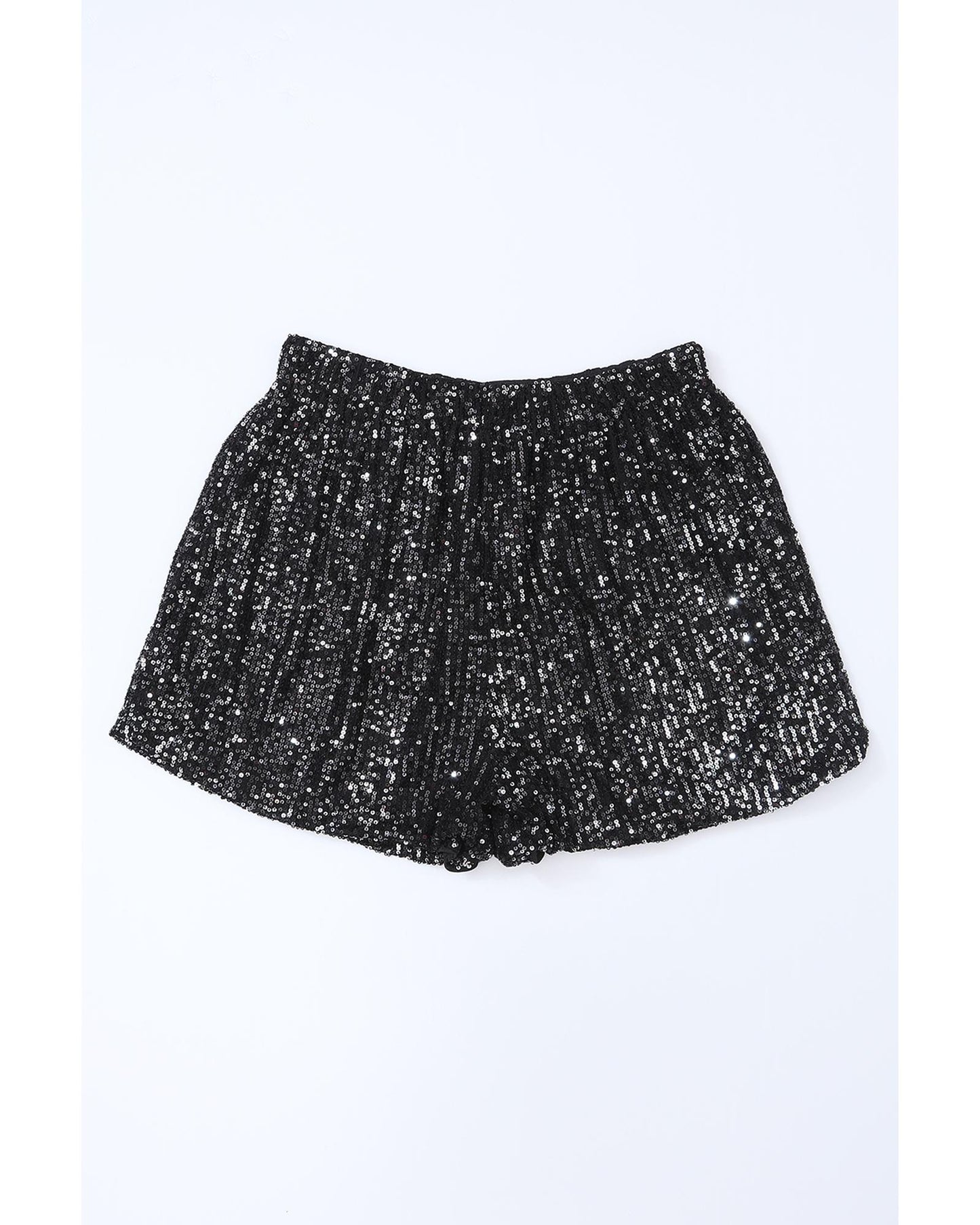 Azura Exchange Sequin High Waist Casual Shorts - L