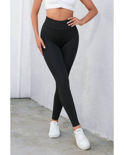 Azura Exchange Tummy Control High Waist Leggings - L