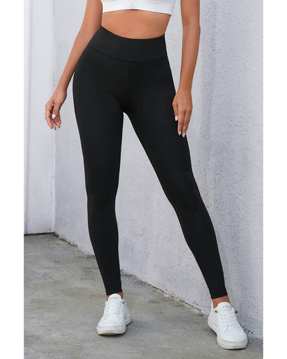 Azura Exchange Tummy Control High Waist Leggings - L