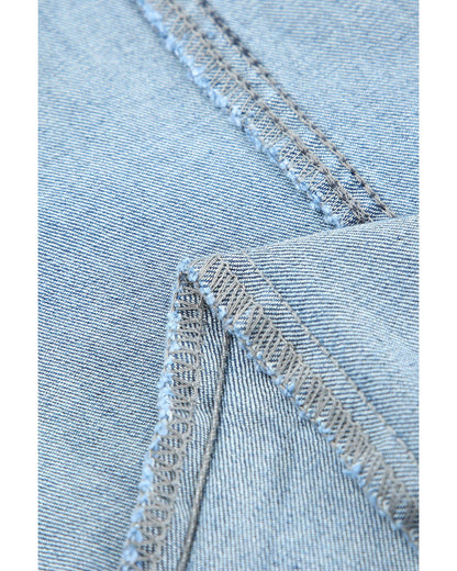 Azura Exchange Distressed Bell Bottom Denim Pants - M