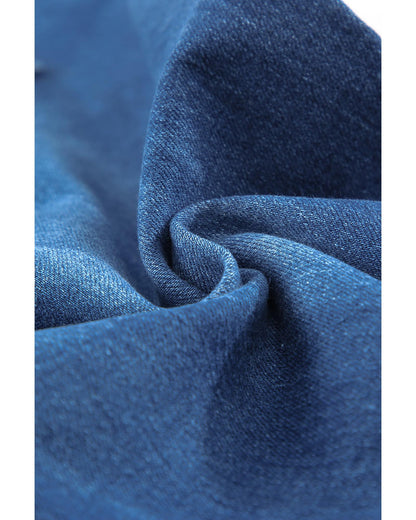 Azura Exchange Distressed Bell Bottom Denim Pants - M