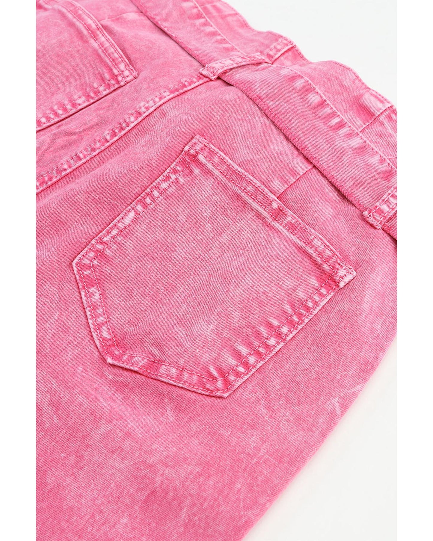 Azura Exchange High Waist Flare Leg Front Knot Jeans - 8 US