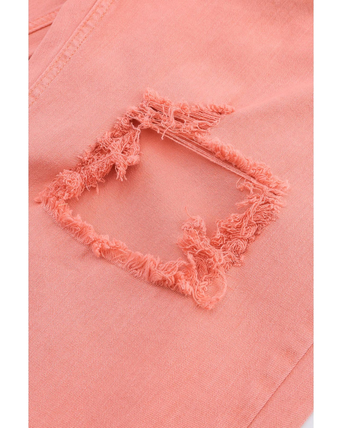 Azura Exchange Ripped Straight Leg Pocket Jeans - 6 US