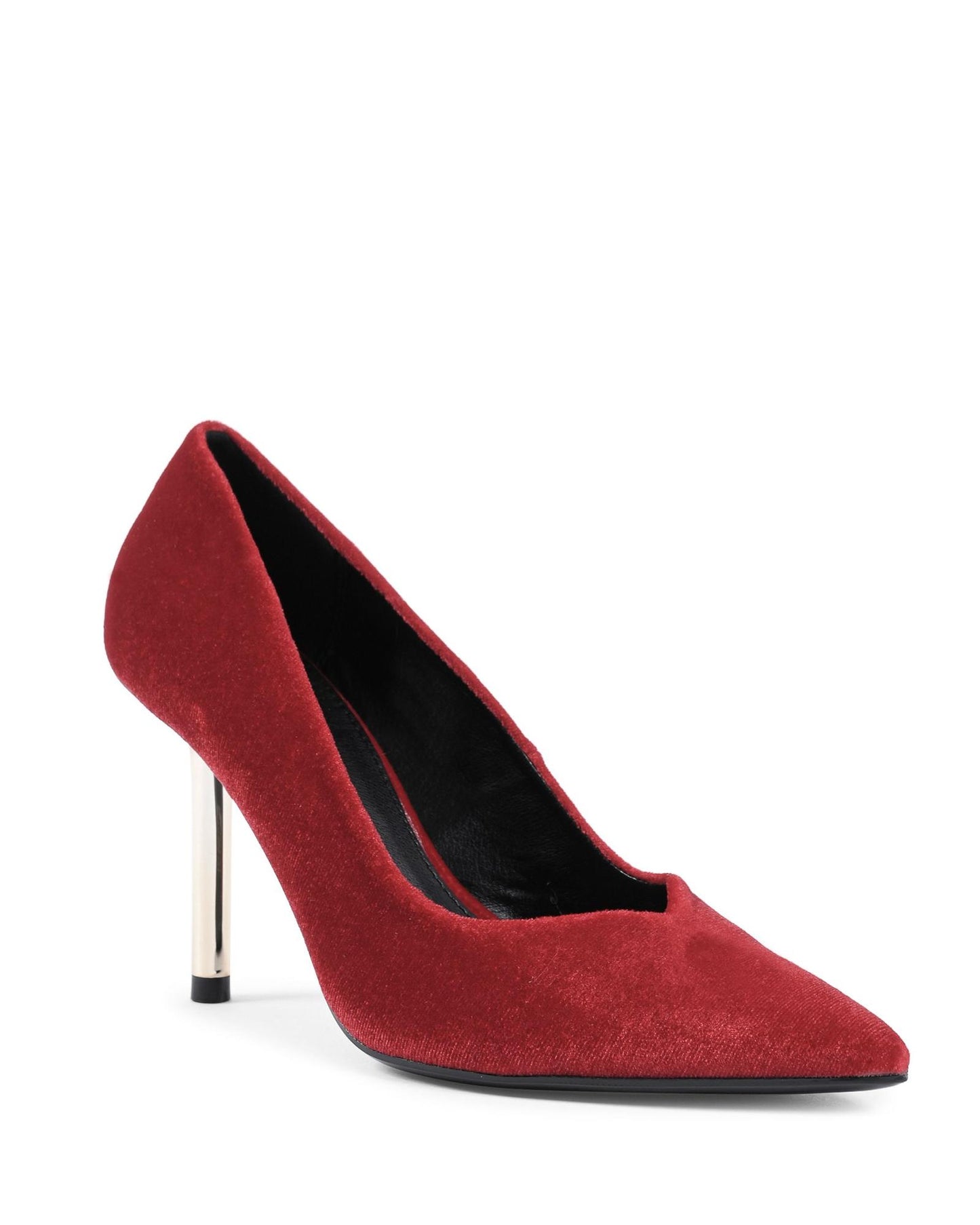 Fabric High-Heeled Pump - 36 EU