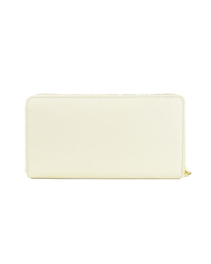 Cavalli Class White Purse with Zipped Closure One Size Women