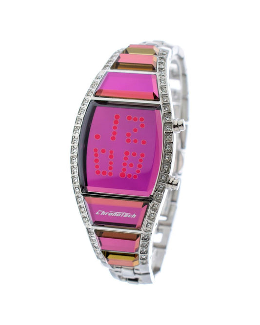Chronotech Women's Silver Steel Watch - One Size