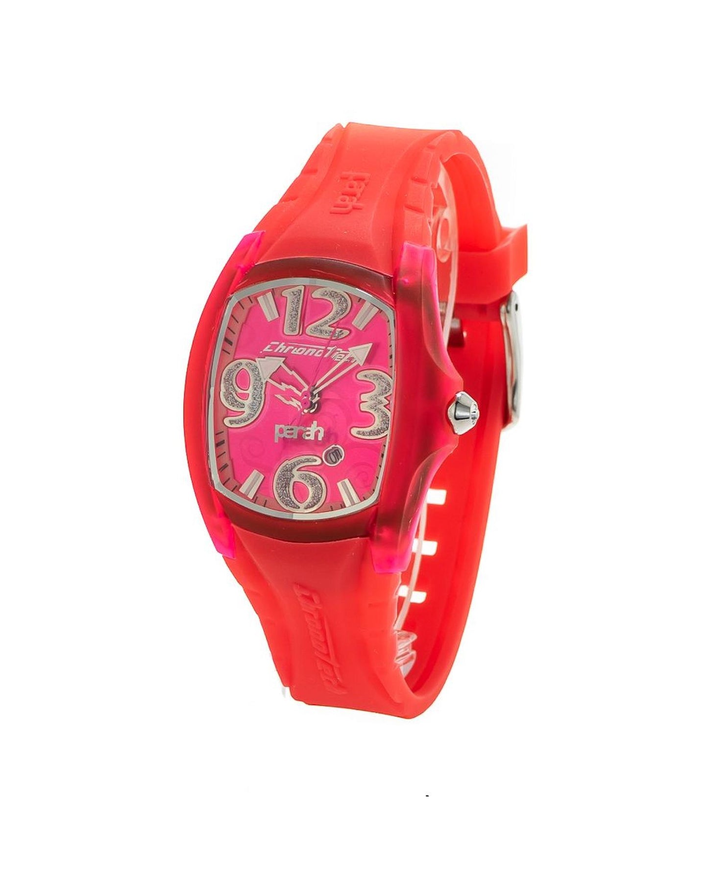 Chronotech Women's Red Rubber Watch - One Size