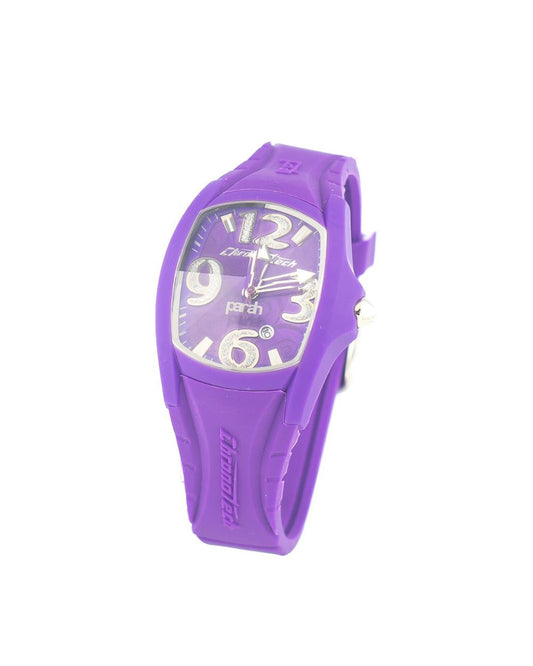 Chronotech Women's Purple Rubber Watch - One Size