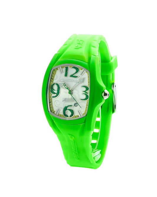Chronotech Unisex's Green Rubber Watch - One Size