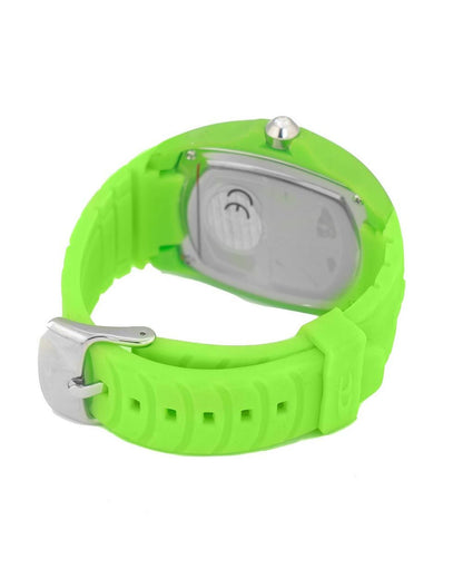 Chronotech Unisex's Green Rubber Watch - One Size