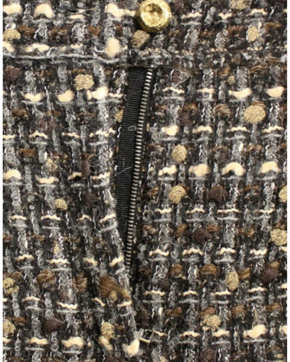 Wool Blend Shorts with Zipper Closure and Front Pockets 40 IT Women