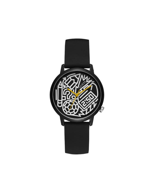 Guess Women's Black Silicone Watch - One Size
