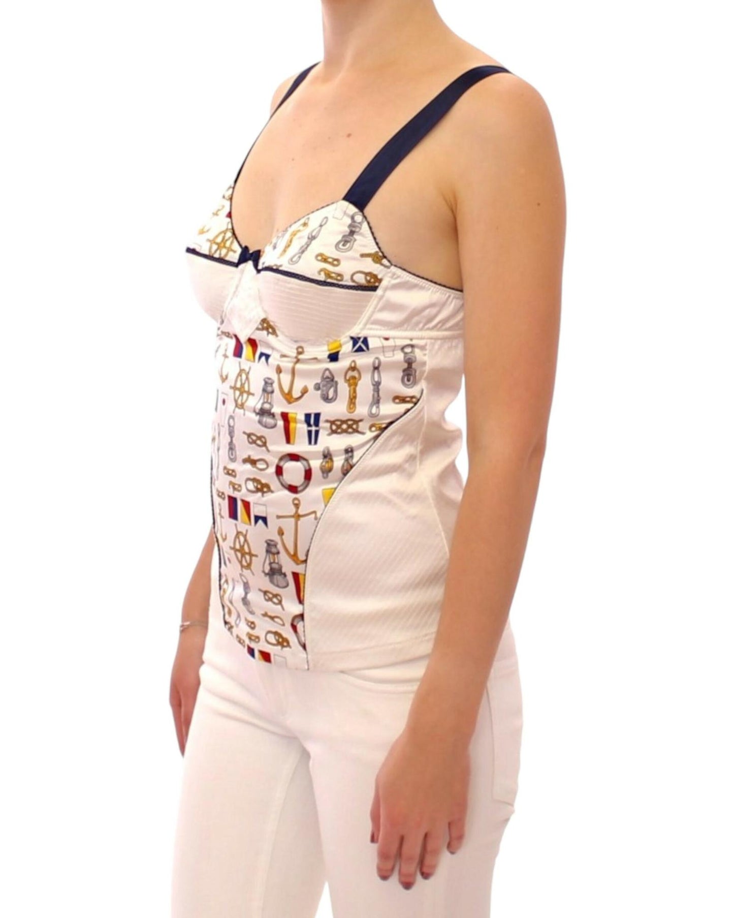 Dolce & Gabbana D&G Sailor Motive Print Tank Top 3 IT Women