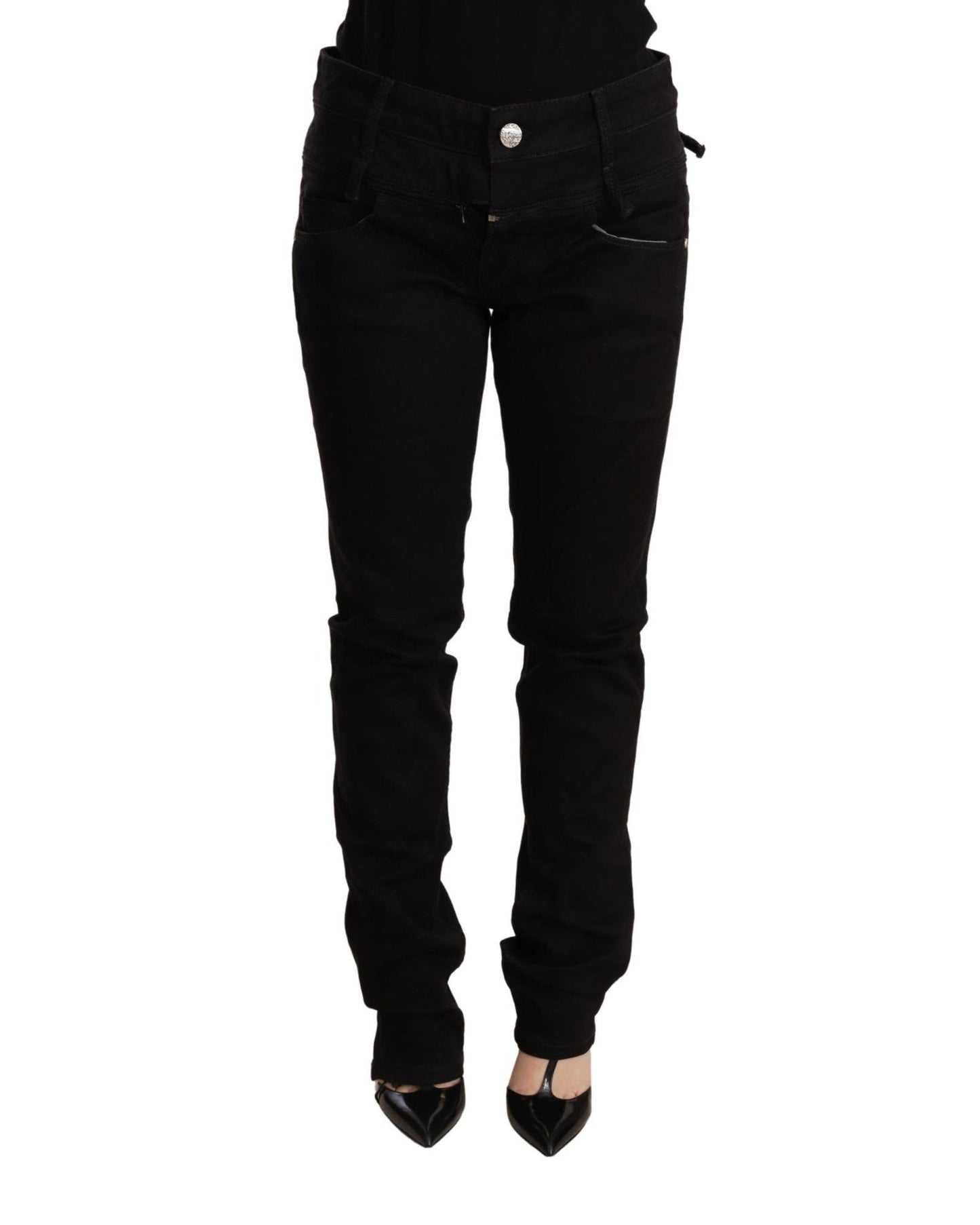 ACHT Skinny Cut Jeans with Logo Details W26 US Women