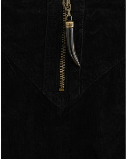 Just Cavalli Pencil Skirt with Logo Details 42 IT Women