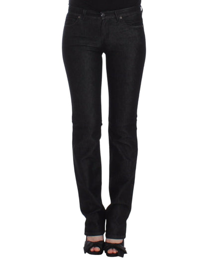 Authentic Ermanno Scervino Black Skinny Jeans W26 US Women