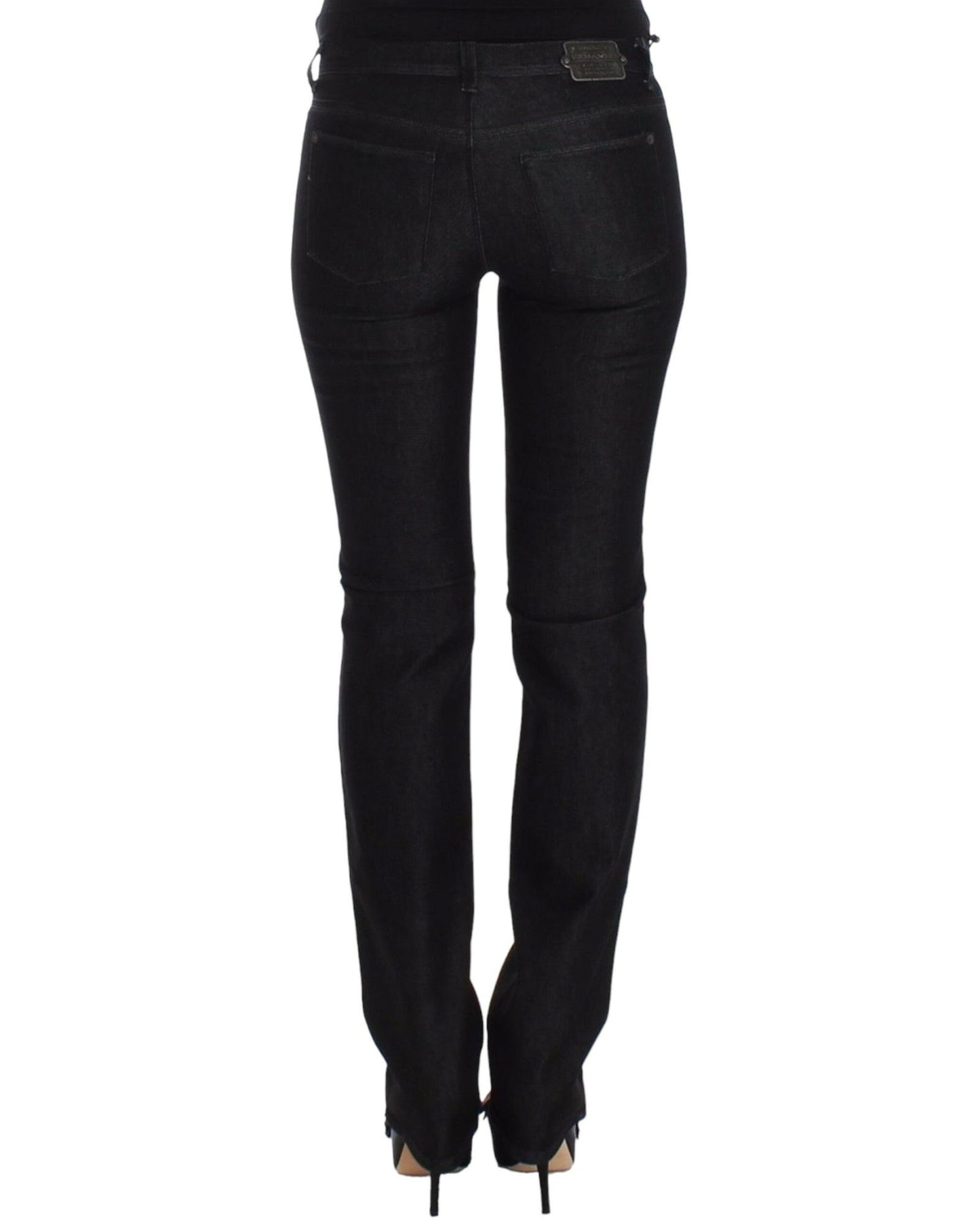 Authentic Ermanno Scervino Black Skinny Jeans W26 US Women