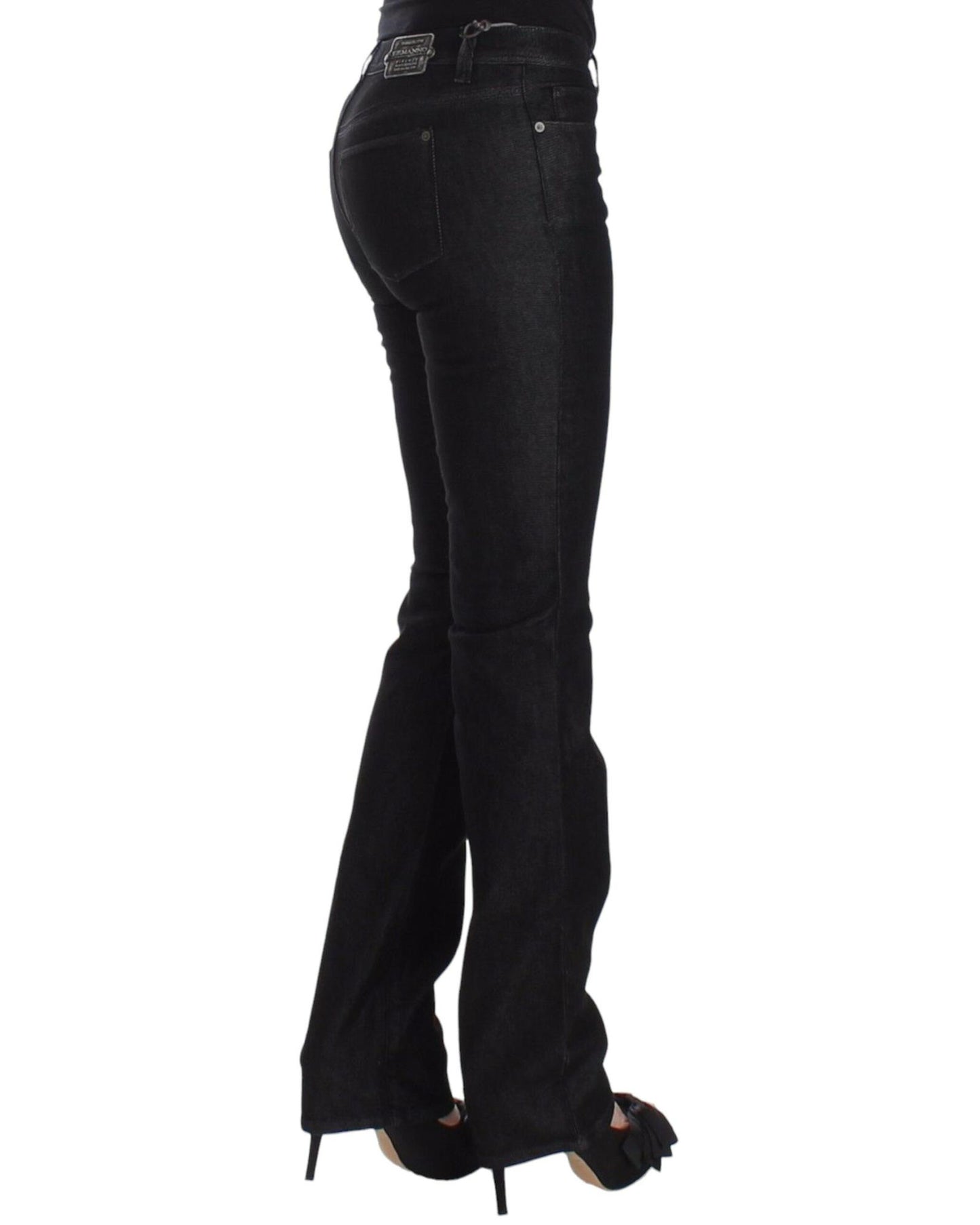 Authentic Ermanno Scervino Black Skinny Jeans W26 US Women