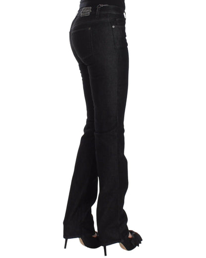 Authentic Ermanno Scervino Black Skinny Jeans W26 US Women