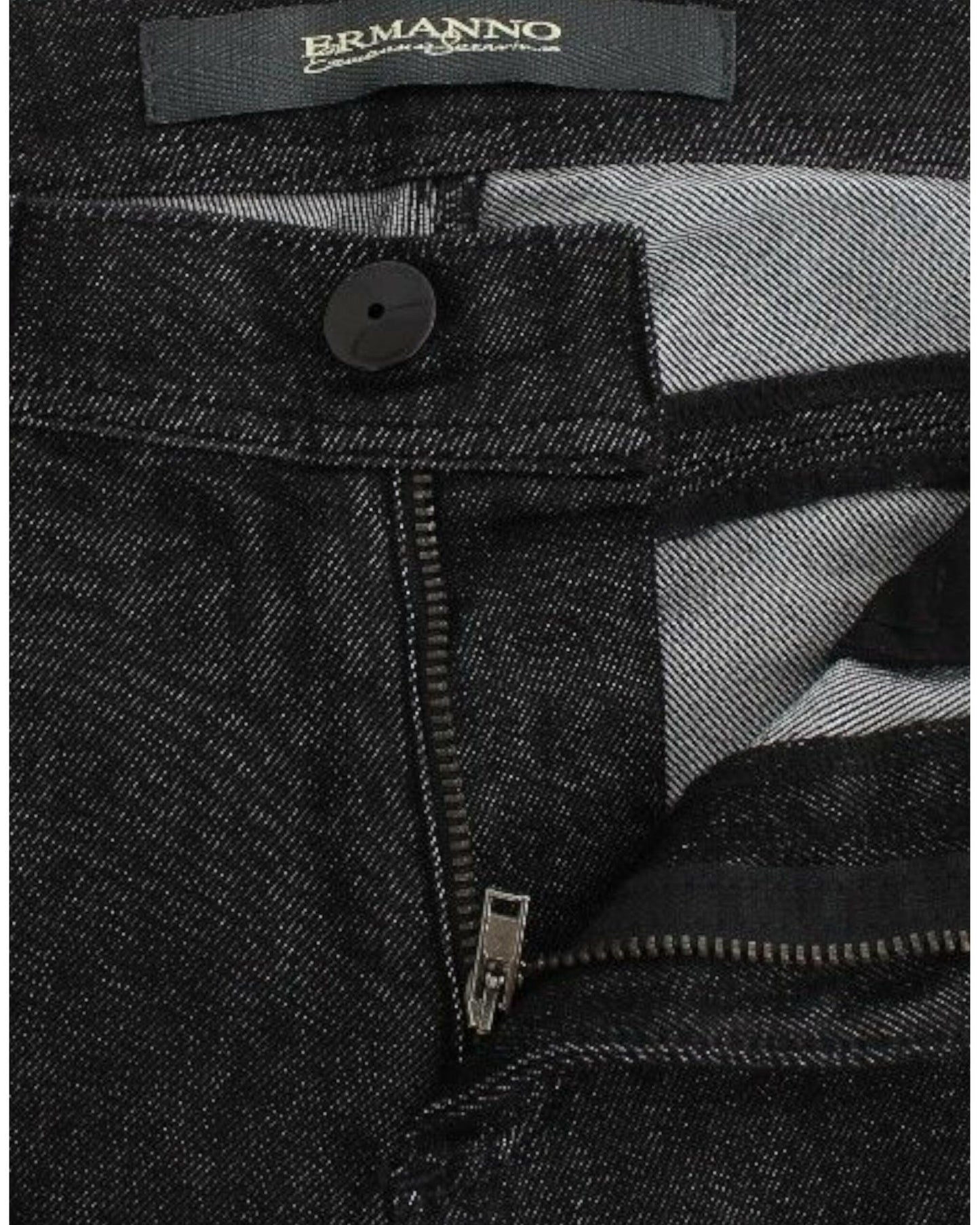 Authentic Ermanno Scervino Black Skinny Jeans W26 US Women