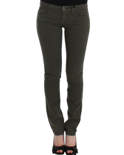 CNC Costume National Green Slim Leg Jeans W26 US Women