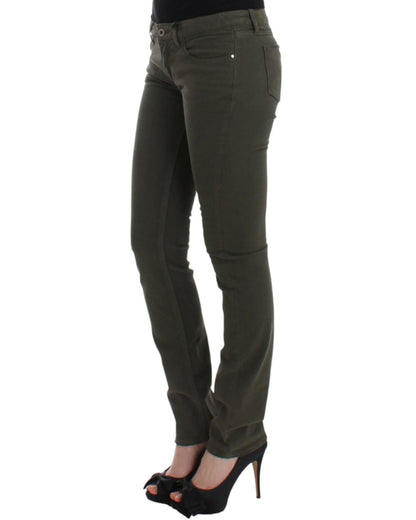 CNC Costume National Green Slim Leg Jeans W26 US Women