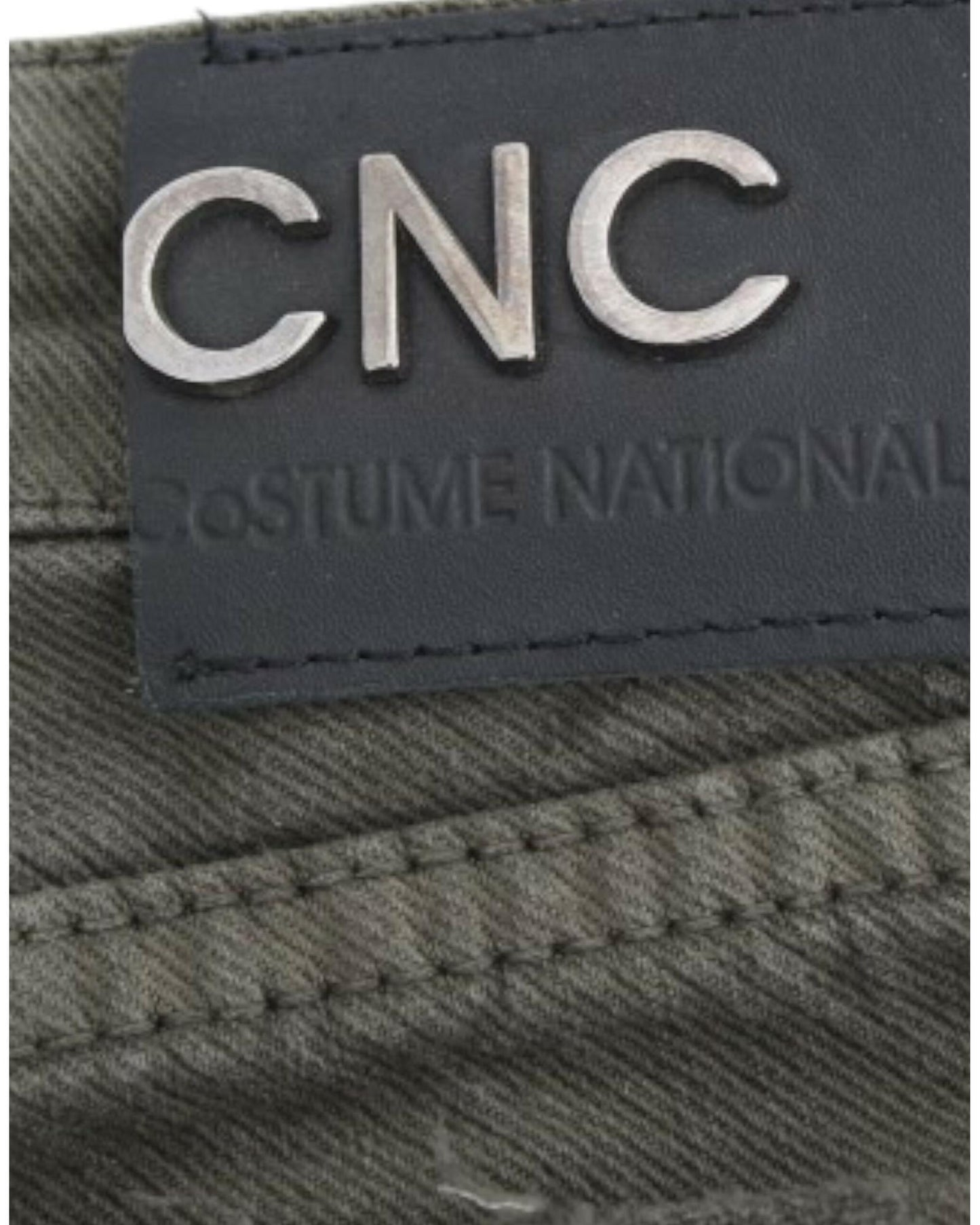 CNC Costume National Green Slim Leg Jeans W26 US Women