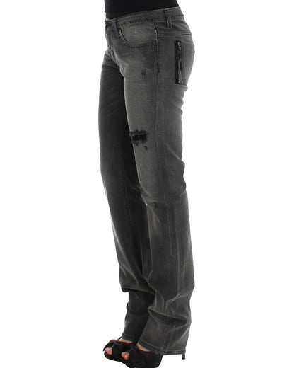 CNC Costume National Gray Straight Leg Jeans W26 US Women