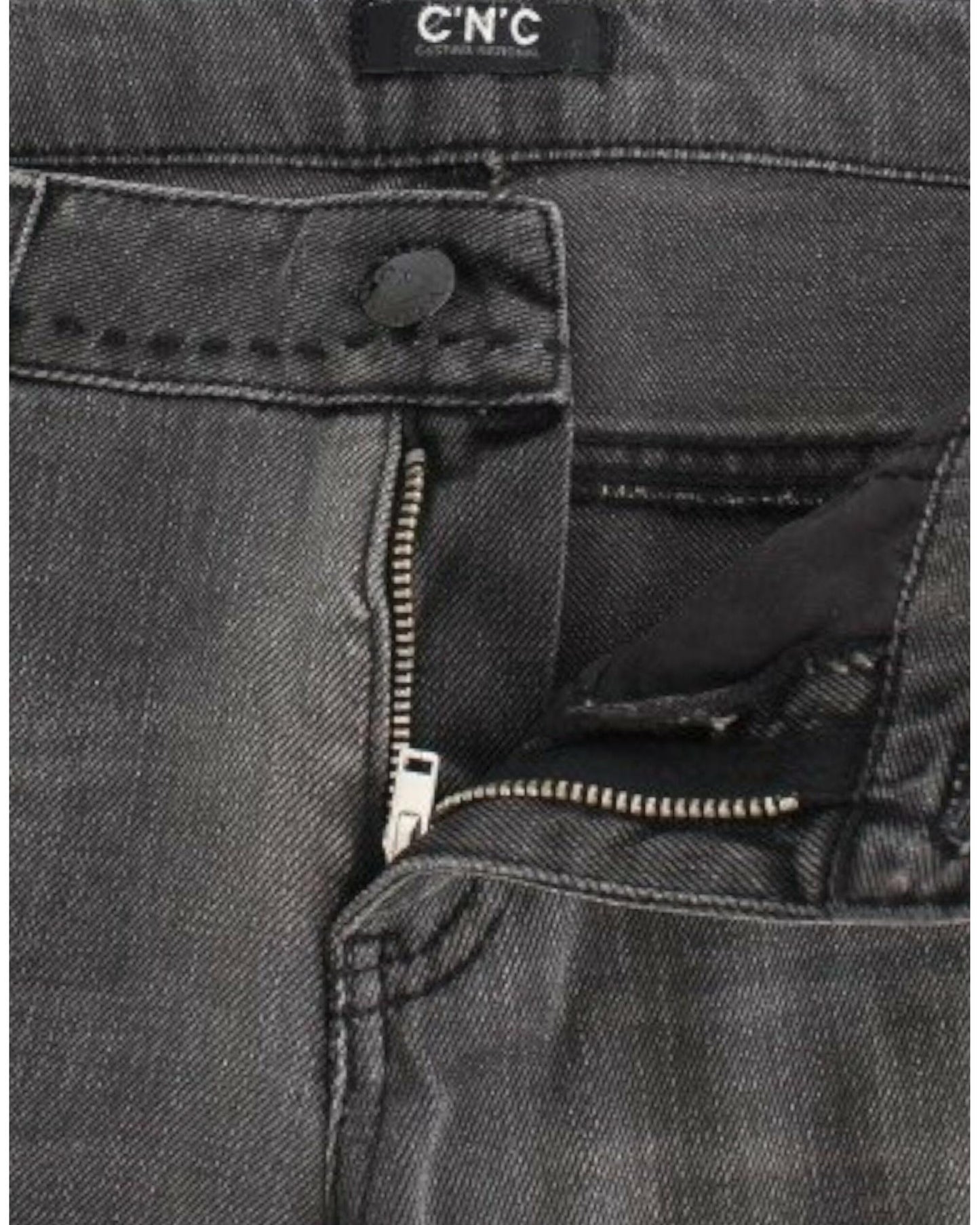 CNC Costume National Gray Straight Leg Jeans W26 US Women