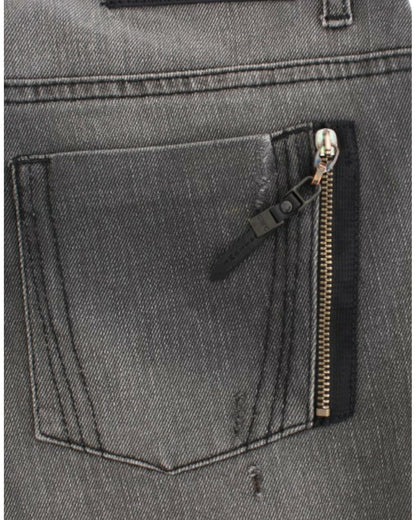 CNC Costume National Gray Straight Leg Jeans W26 US Women