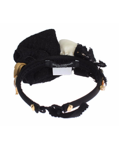 Authentic Dolce & Gabbana Crystal Embellished Diadem Headband One Size Women