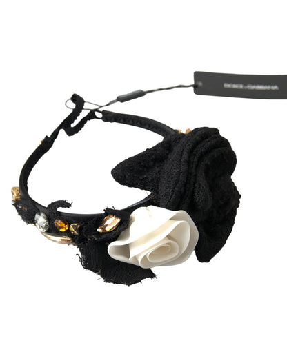 Authentic Dolce & Gabbana Crystal Embellished Diadem Headband One Size Women