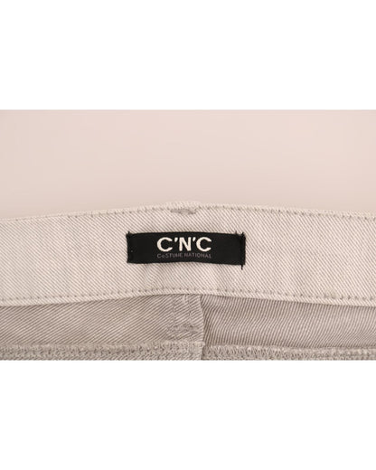 CoSTUME NATIONAL CNC Slim Fit White Jeans W26 US Women