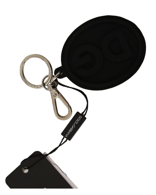 Dolce & Gabbana Keychain & Bag Charm with Logo Engraved Metal Hardware One Size Men
